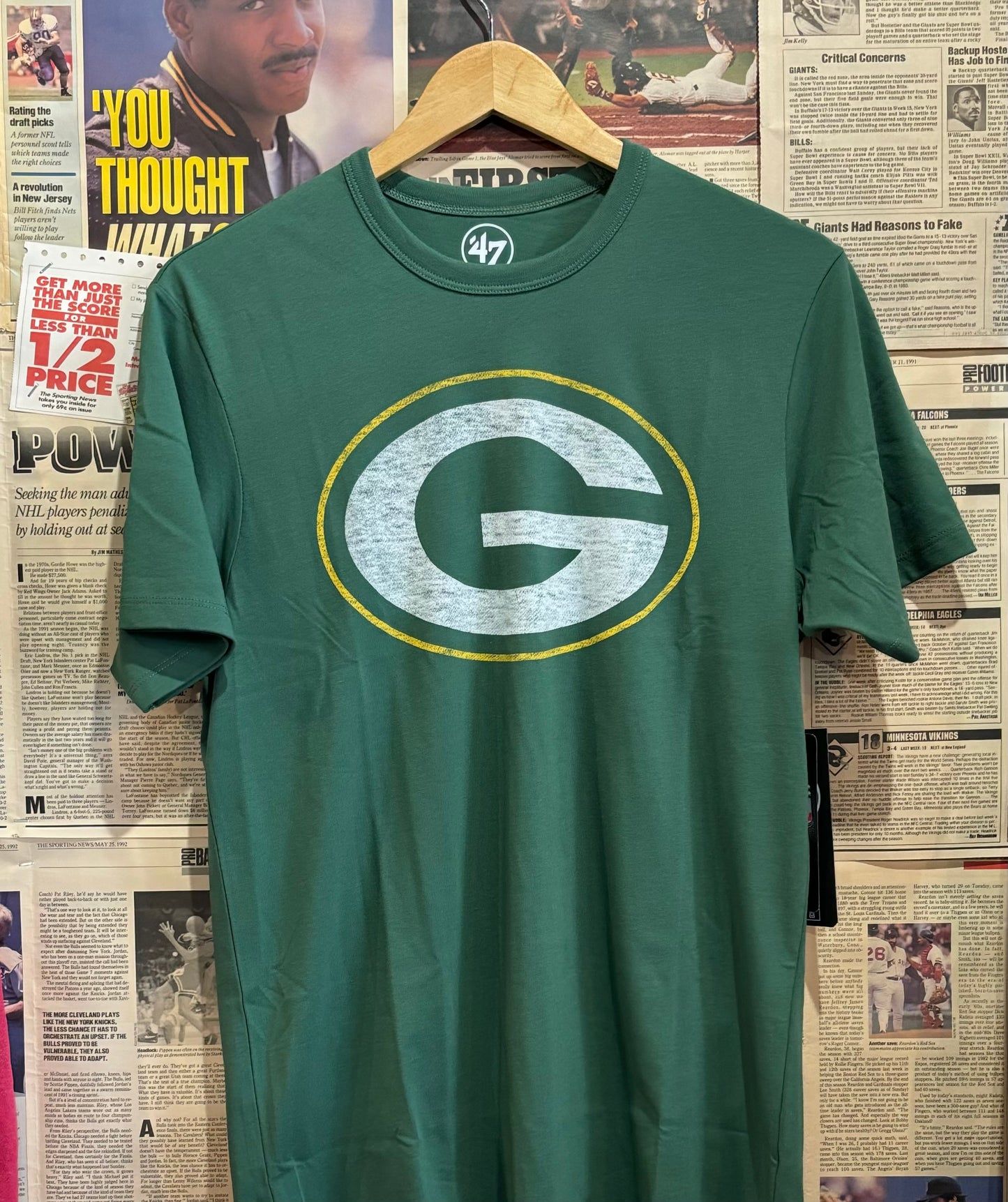 Green Bay “G” Packers Tee - 47’ Brand (Green)