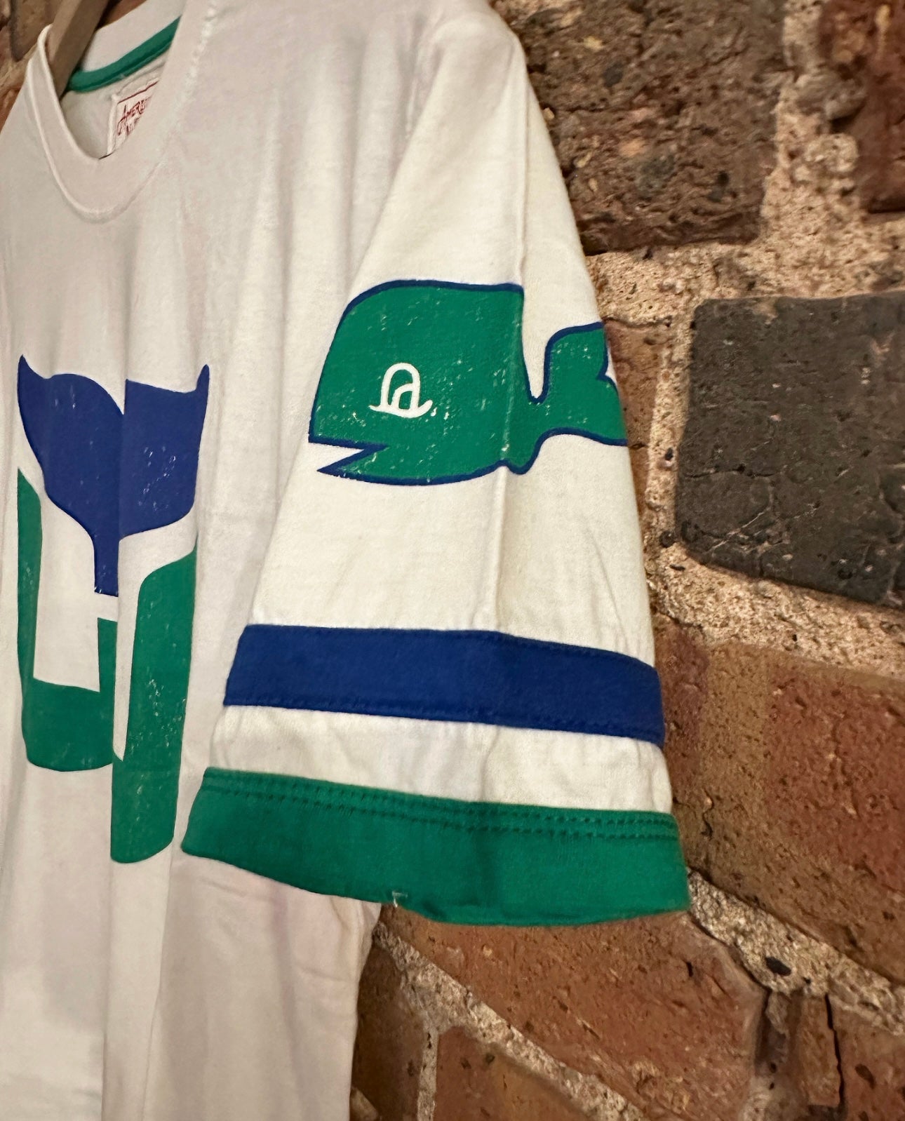 Hartford Whalers T- Shirt - Red Jacket