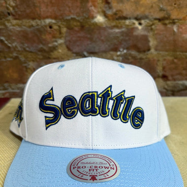 Seattle Mariners Snapback Hat - Mitchell & Ness