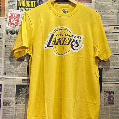 Los Angeles Lakers Classic Throwback Tee - 47’ Brand (Gold)