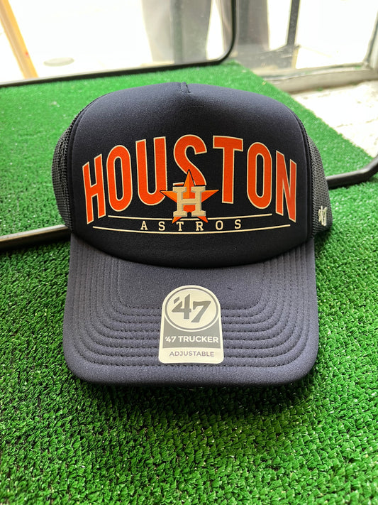 Houston Astros Backhaul Trucker Hat - 47 Brand