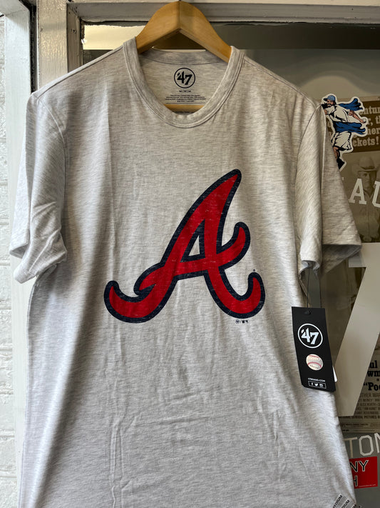Atlanta Braves Premier Franklin Tee - 47 Brand (Grey)