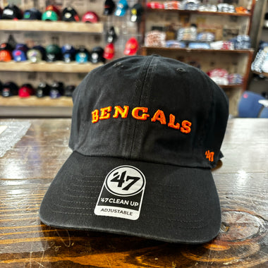 Cincinnati Bengals Bold Print Clean Up Hat - 47 Brand