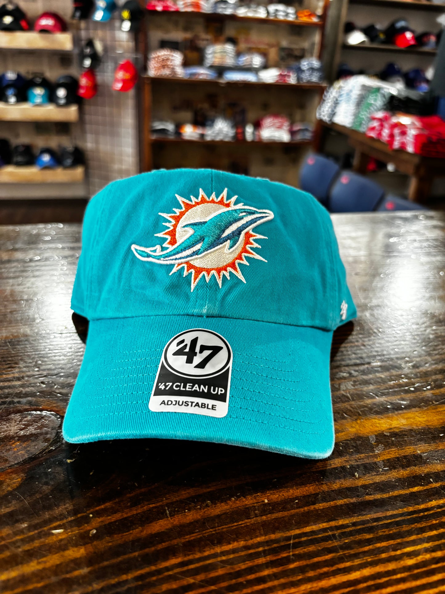 Miami Dolphins “Zubaz” Clean Up Hat - 47’ Brand