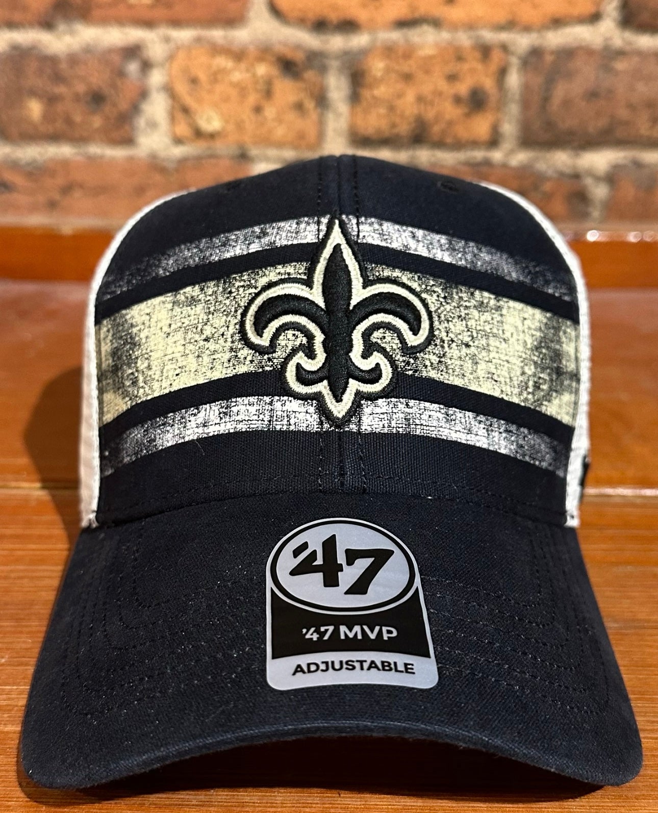 New Orleans Saints Striped Hat - 47 Brand