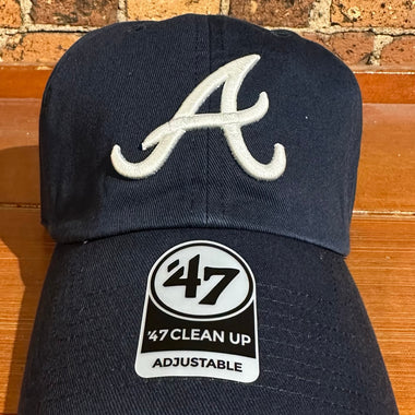 Atlanta Braves Clean Up Hat - 47 Brand