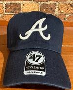 Atlanta Braves Clean Up Hat - 47 Brand