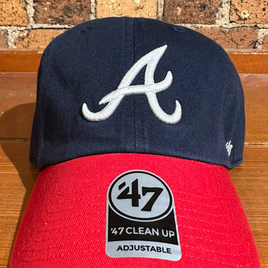 Atlanta Braves Two Tone Clean Up Hat - 47 Brand