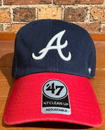 Atlanta Braves Two Tone Clean Up Hat - 47 Brand