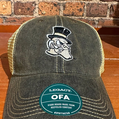 Wake Forest Demon Deacons Logo OFA Trucker Hat - Legacy