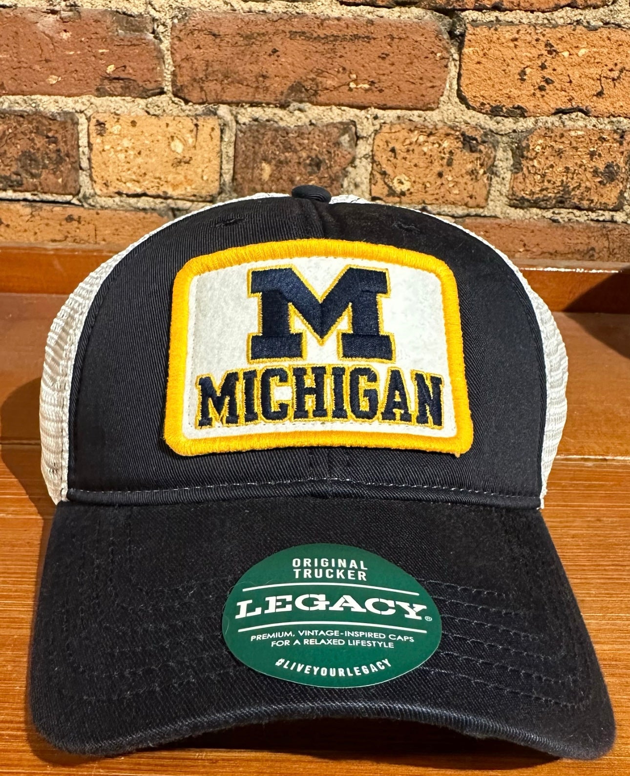 Michigan Wolverines OFA Contender Trucker Hat - Legacy