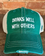 Drinks Well With Others Hat - Retro Brand