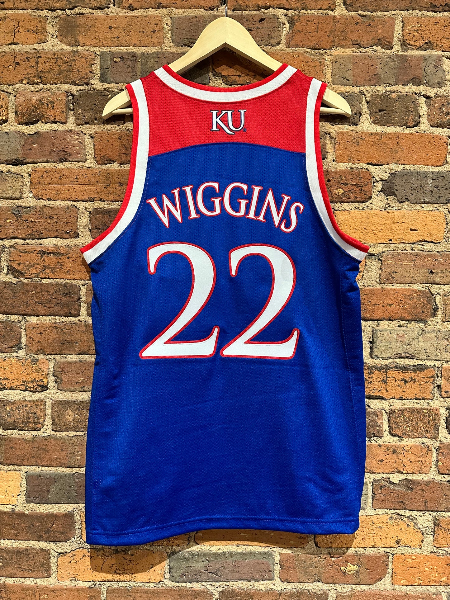Anthony Wiggins Kansas Jayhawks #22 Jersey - Retro Brand