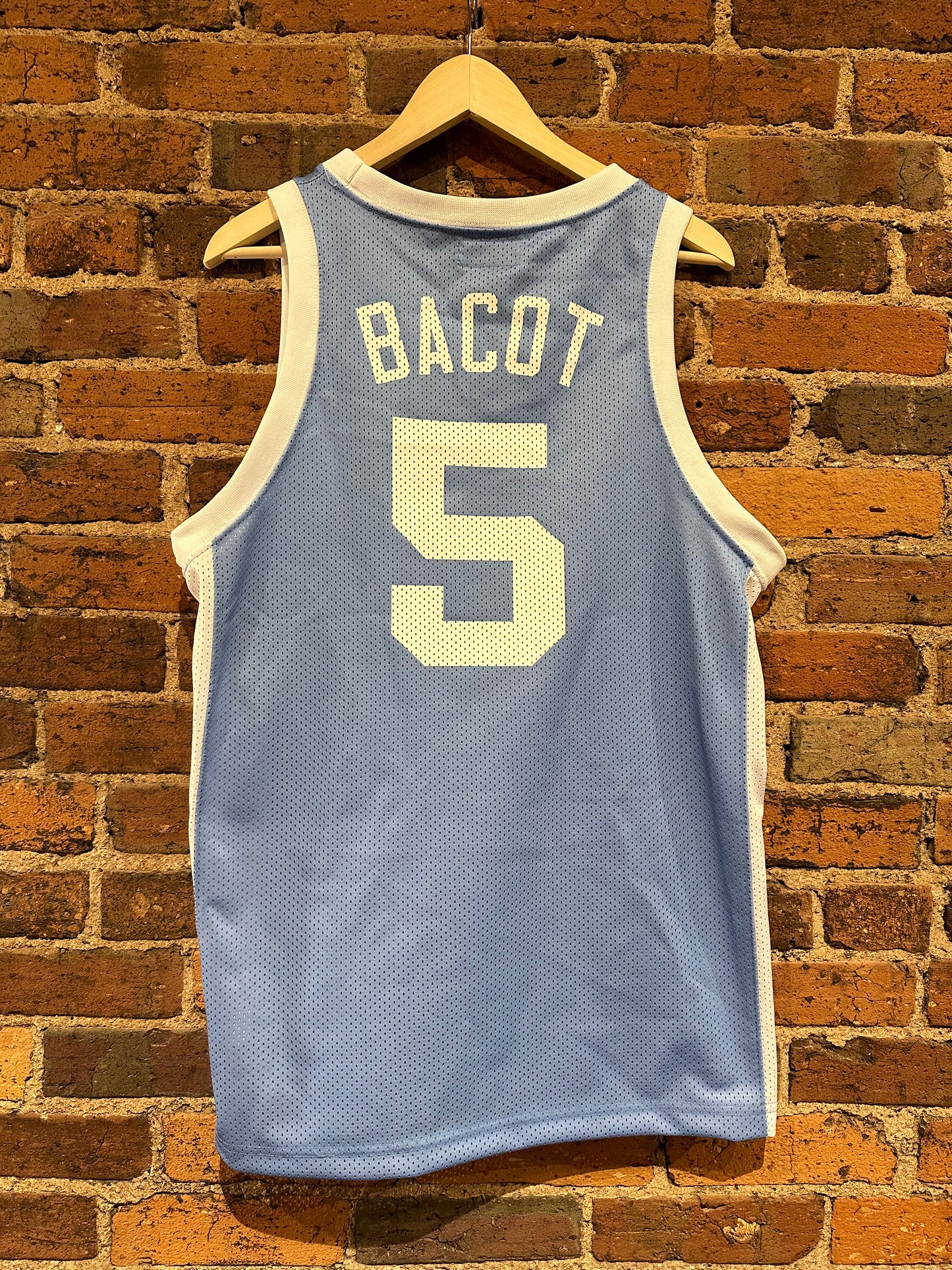 University of North Carolina 'UNC' Bacot #5 NCAA Jersey - Retro Brand