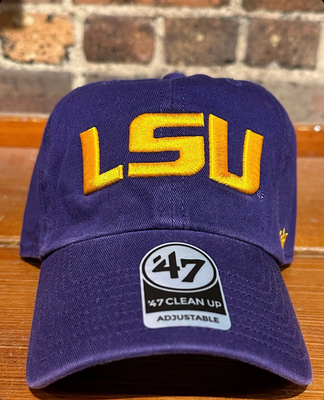 LSU Text Clean Up Hat - 47 Brand
