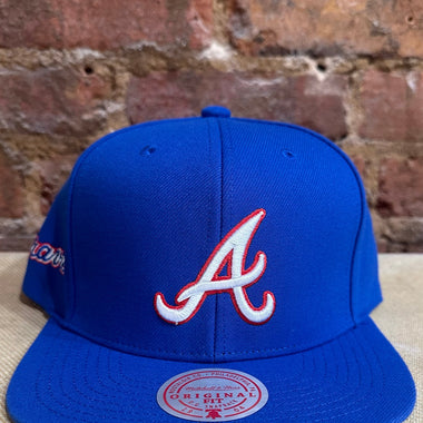 Atlanta Braves Snapback Hat - Mitchell & Ness