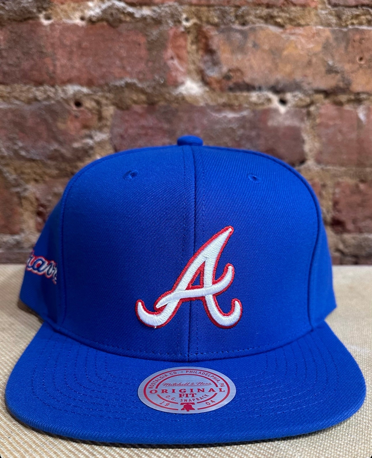 Atlanta Braves Snapback Hat - Mitchell & Ness