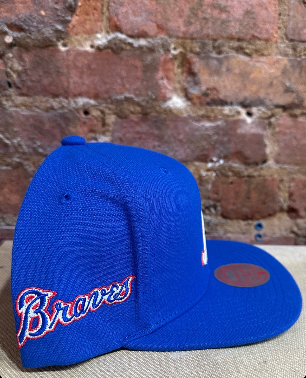 Atlanta Braves Snapback Hat - Mitchell & Ness