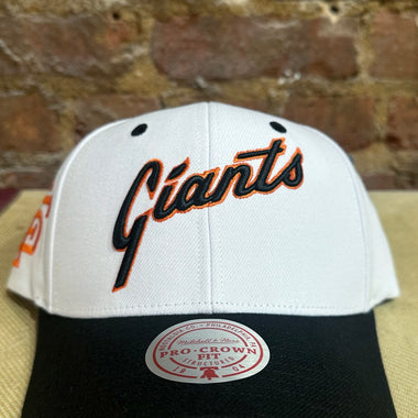 San Francisco Giants Pro Crown Fit Snapback Hat - Mitchell & Ness