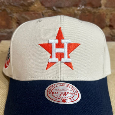 Houston Astros Pro Crown Fit Snapback Hat - Mitchell & Ness