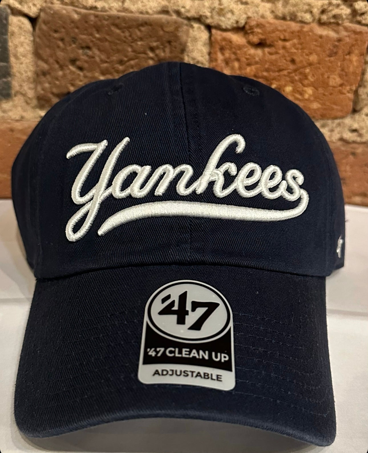 New York Yankees Script Clean Up Hat - 47 Brand