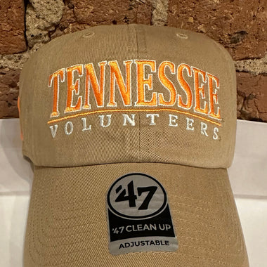 Tennessee Volunteers Khaki District Clean Up Hat - 47 Brand