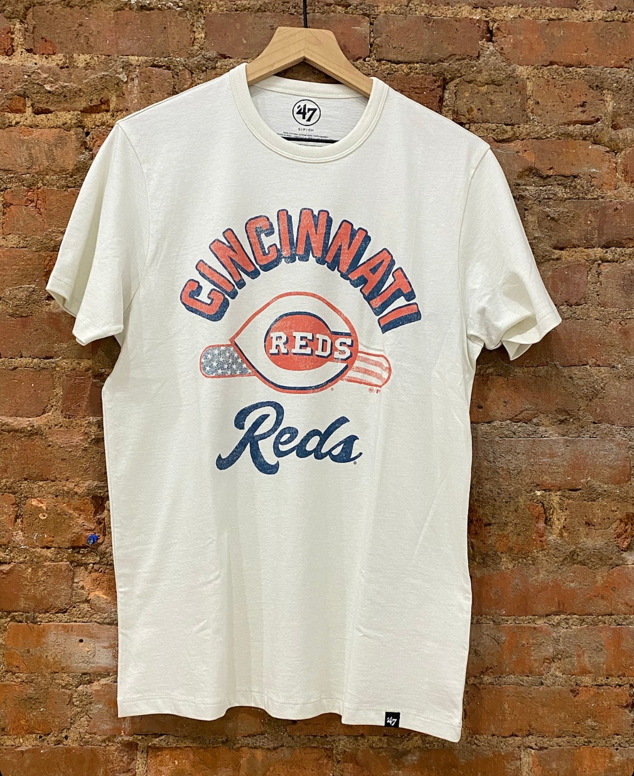 Cincinnati Reds Glory Daze Franklin Tee - 47 Brand