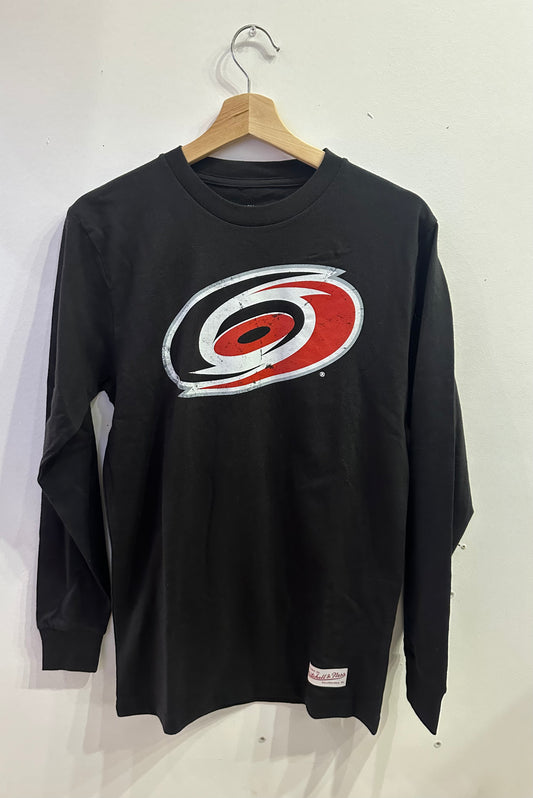Carolina Hurricanes Long Sleeve Tee - Mitchell & Ness