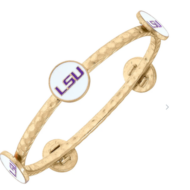 LSU Tigers Bracelet - Canvas Style