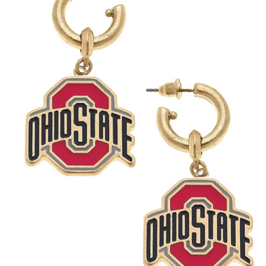 Ohio State Earrings - Canvas Style