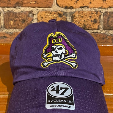 East Carolina Pirates (ECU) Clean Up Hat - 47 Brand