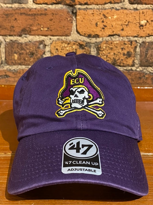 East Carolina Pirates (ECU) Clean Up Hat - 47 Brand