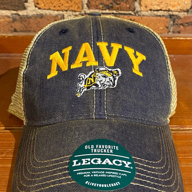 Navy Midshipmen Legacy Old Favorite Trucker Hat