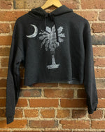 Ladies Cropped Palmetto Tree Hoody